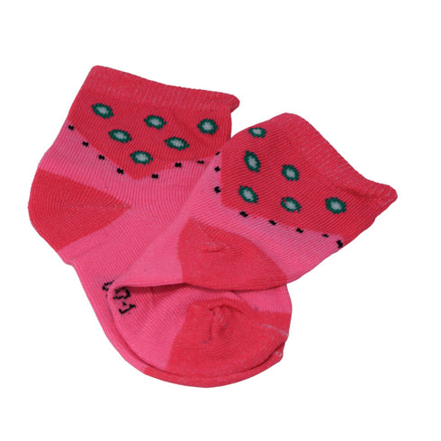 Pink Dotted Kids Socks (1-4 Years)